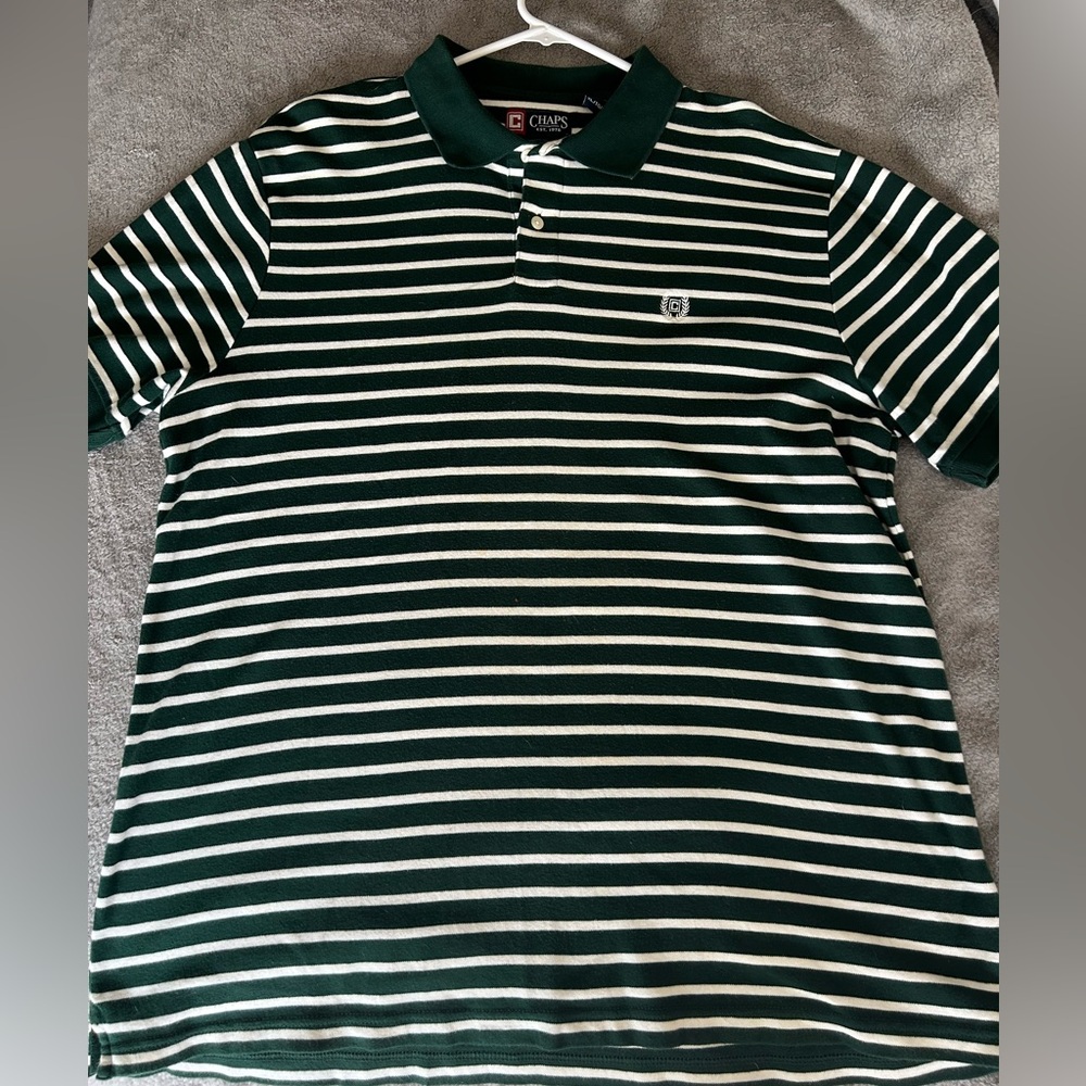 Men’s XL Chaps Forest Green Polo